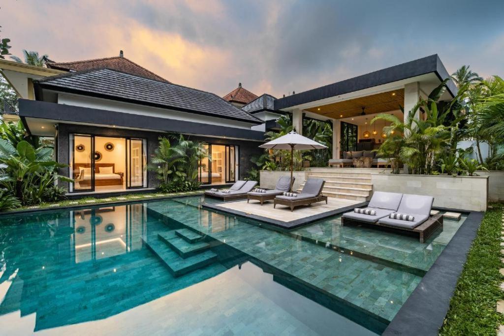 Luxury Escape 6 Bedroom Tropical Private Villa Cyn أوبود المظهر الخارجي الصورة